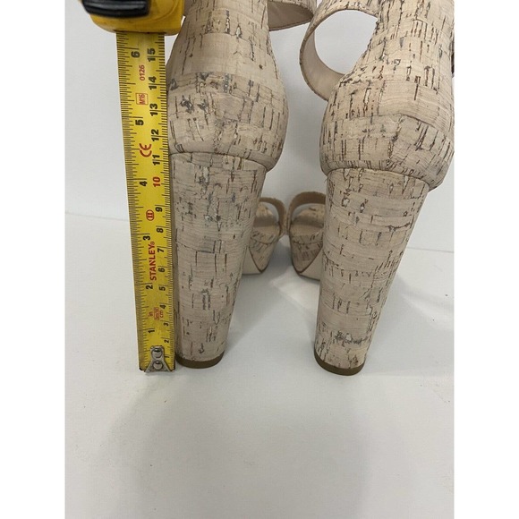 Pelle Moda Platform Amari Cork 4" Heels Size 8M - Picture 6 of 13